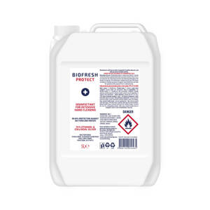 Biofresh Ltd. Čistiaci Dezinfekčný Antibakteriálny roztok na ruky 74% etanol Biofresh 5 l
