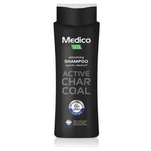 Aroma Detoxikačný šampón proti lupinám s aktívnym uhlím Medico SOS 390ml