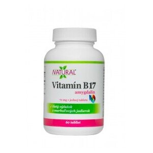 NATURAL Vitamín B17 - Amygdalín, 20mg, 60 tabliet