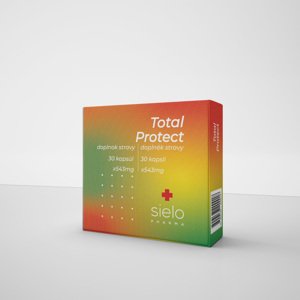 Sielo Pharma Total protect (Vit.C 500mg, Zinok 31,15mg, Selenium 50mcg, vit.D3 200IU), 30 tabliet