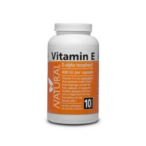 NATURAL Vitamín E 400 IU prírodný, 400 kapsúl