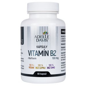Adelle Davis - Vitamín B2 100 mg, 60 kapsúl
